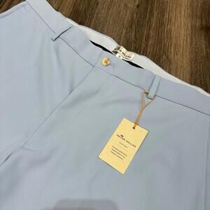 NWT Peter Millar Salem Performance Shorts Men’s 38x9 Golf Cottage Blue ME0EB82
